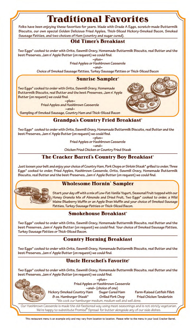 new cracker barrel printable menu